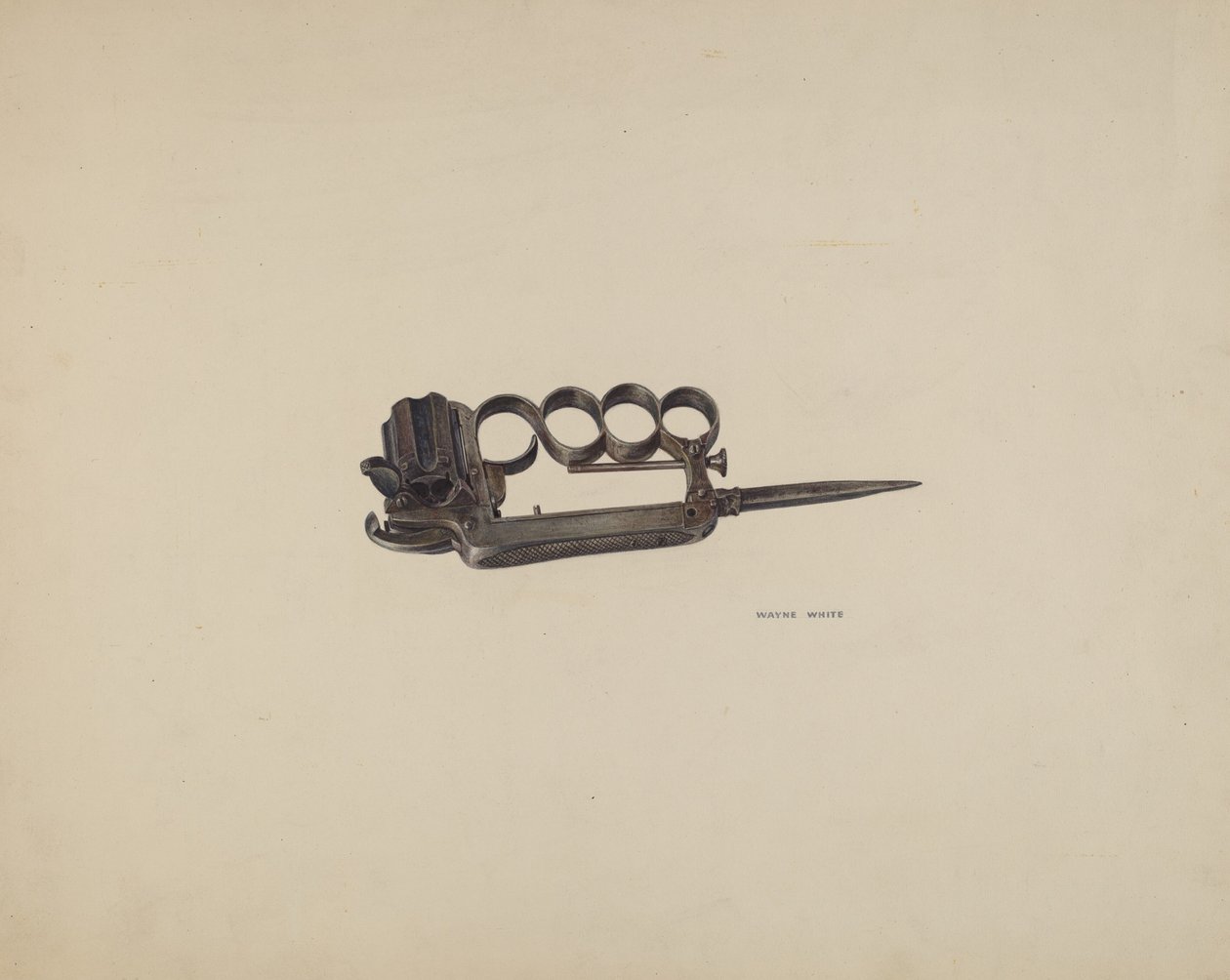 Apache Gun by Wayne White