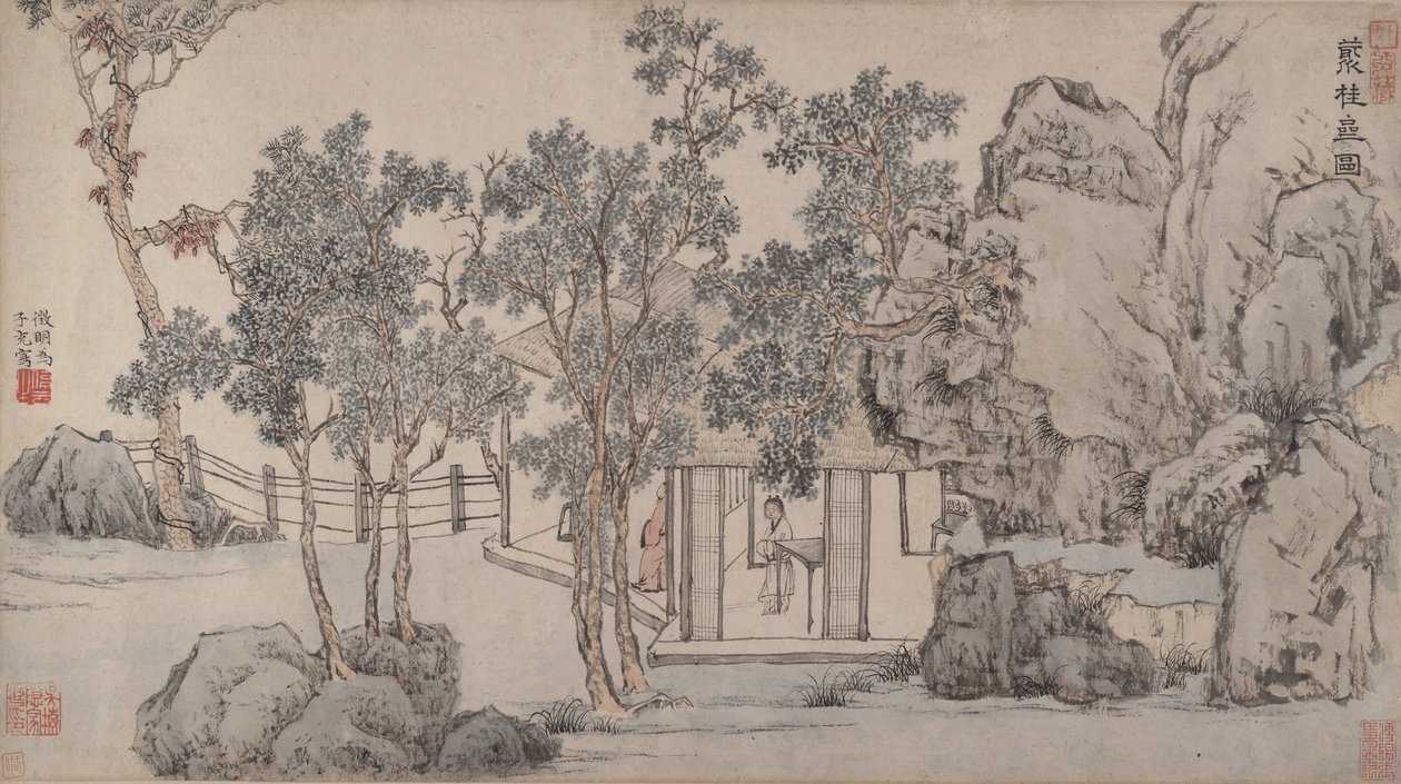 The Cassia Grove Studio, ca. 1532 by Wen Zhengming
