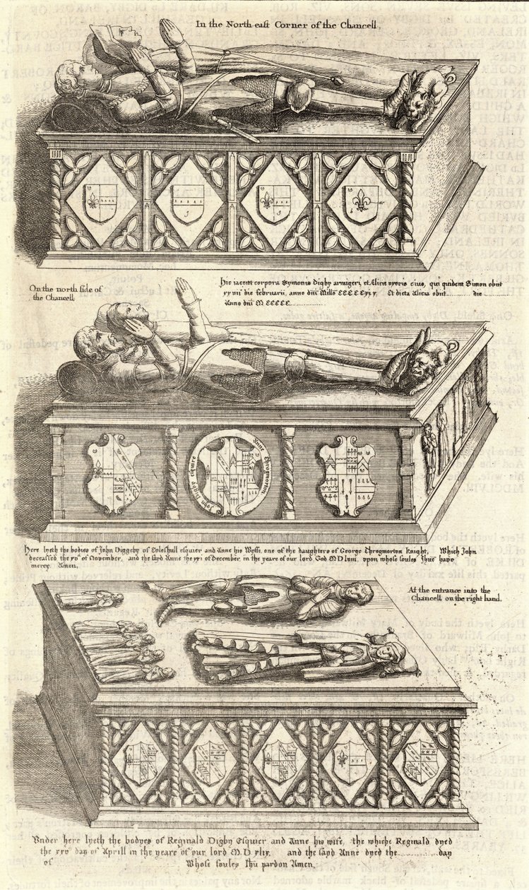Digby Family (Monument) by Wenceslaus Hollar