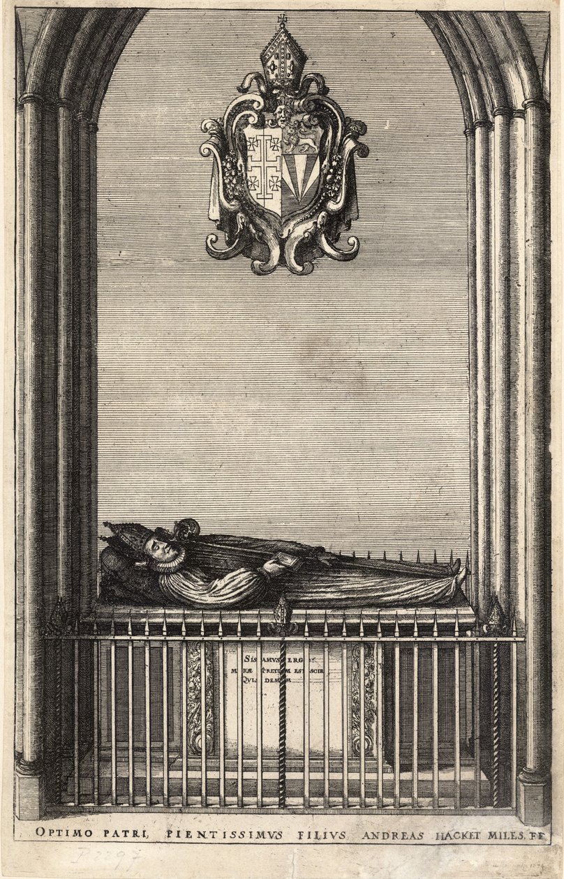Hacket (Monument) by Wenceslaus Hollar