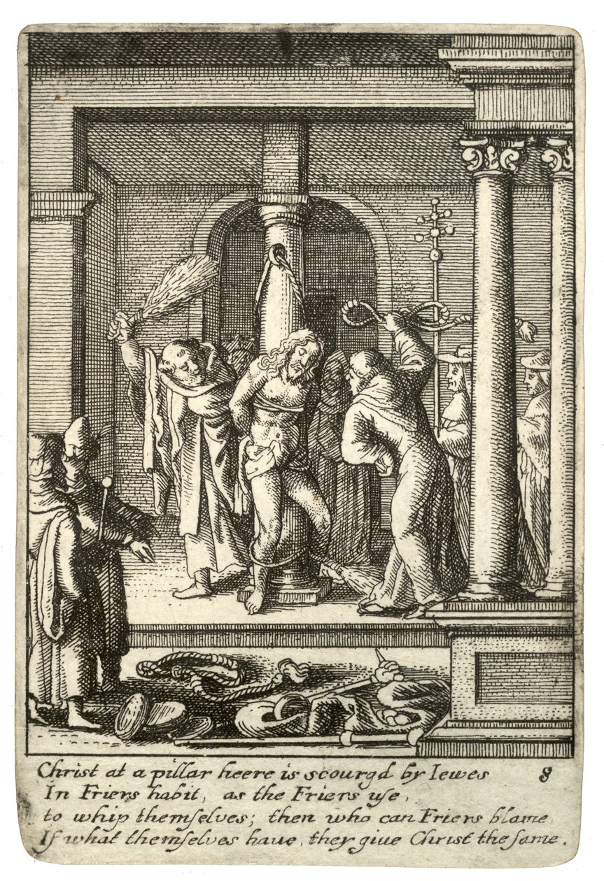 The Scourging by Wenceslaus Hollar
