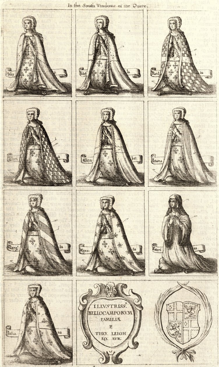 Warwick (Stained Glass) by Wenceslaus Hollar