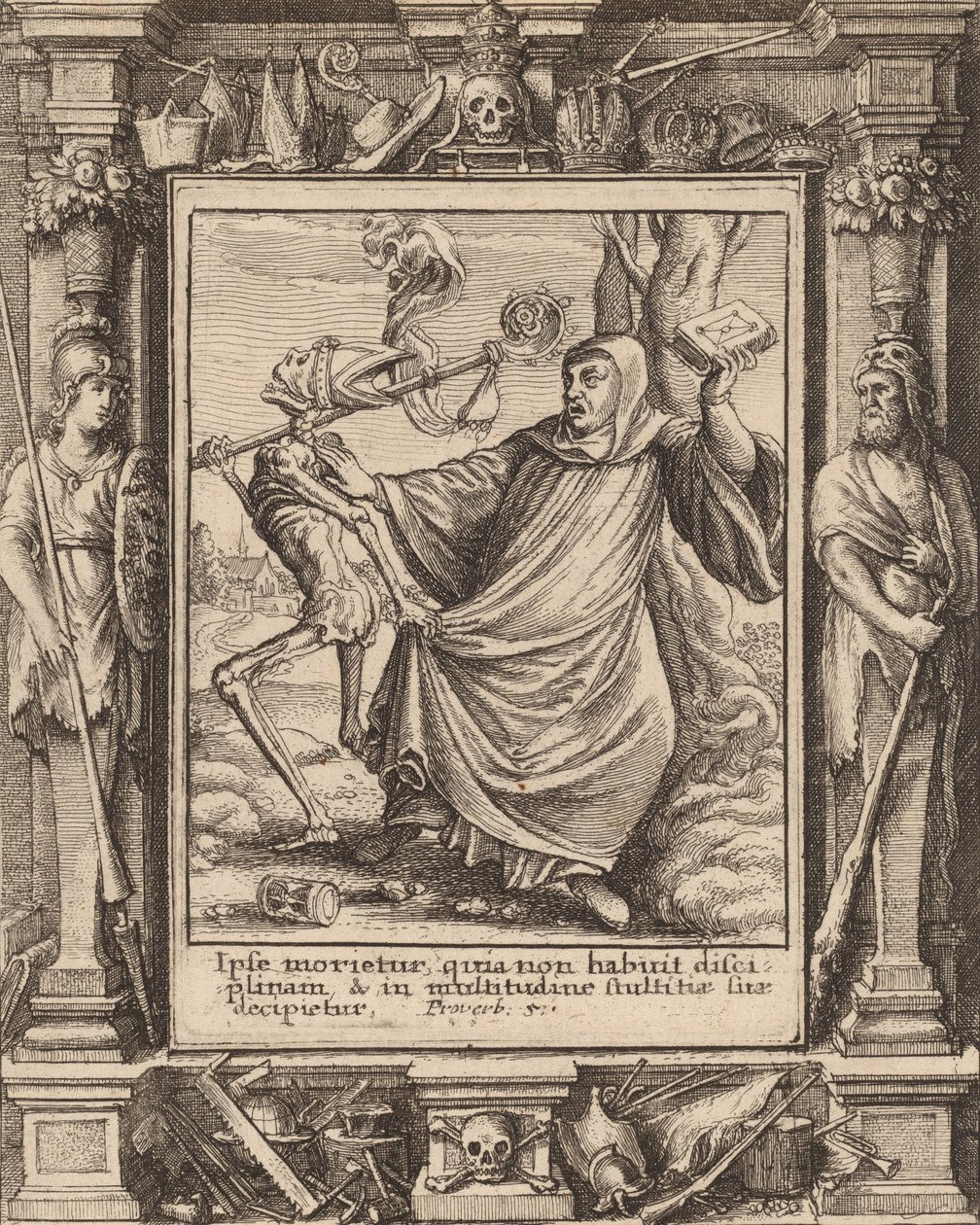Abbot by Wenceslaus Hollar