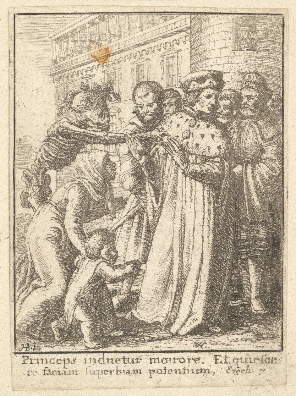 Duke, from the Dance of Death by Wenceslaus Hollar