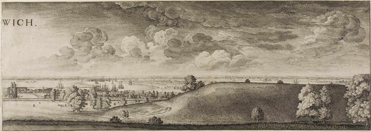Greenwich by Wenceslaus Hollar