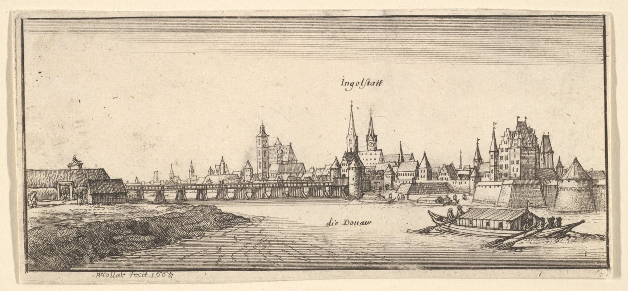 Ingolstadt by Wenceslaus Hollar