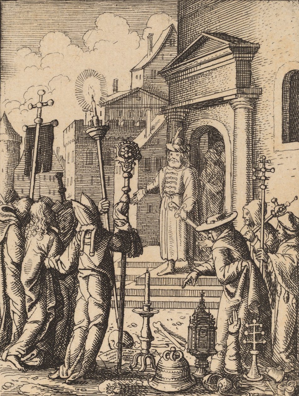 Jesus before Pilate by Wenceslaus Hollar