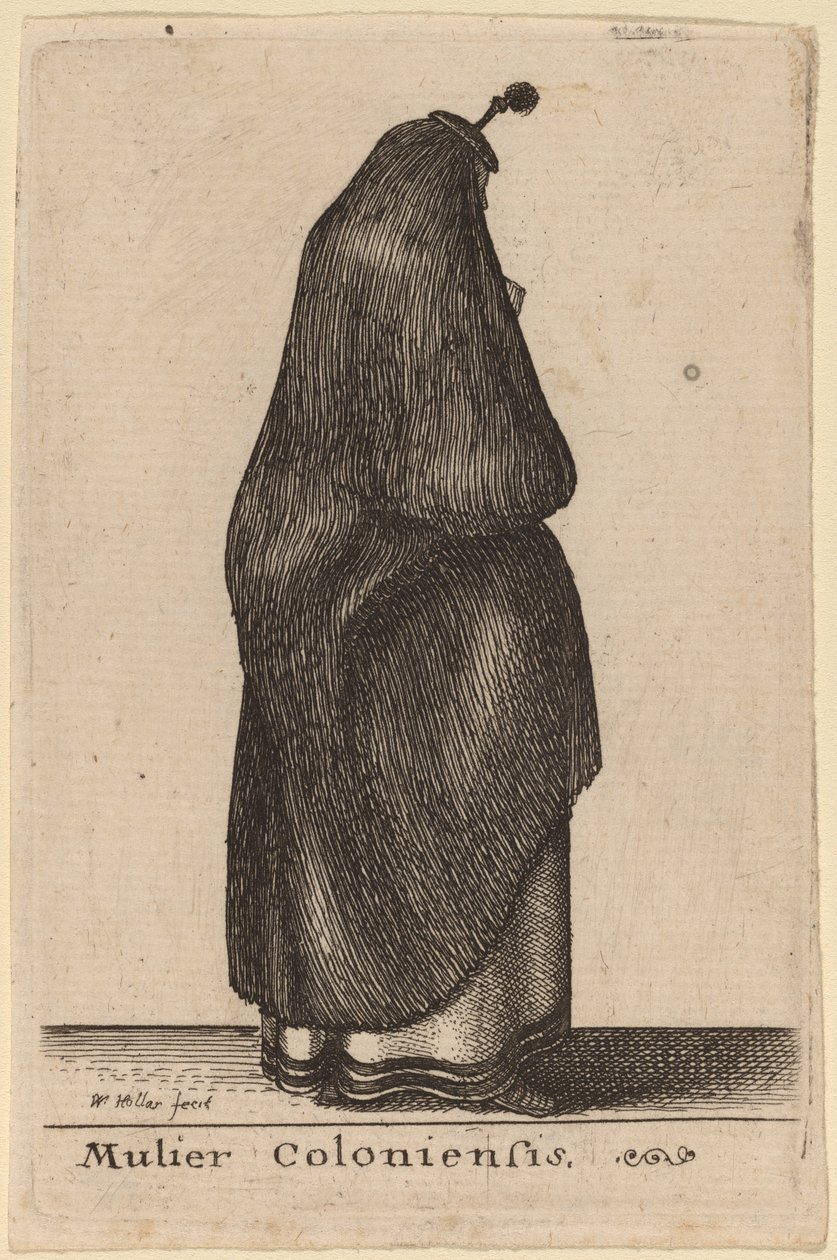 Mulier Coloniensis by Wenceslaus Hollar