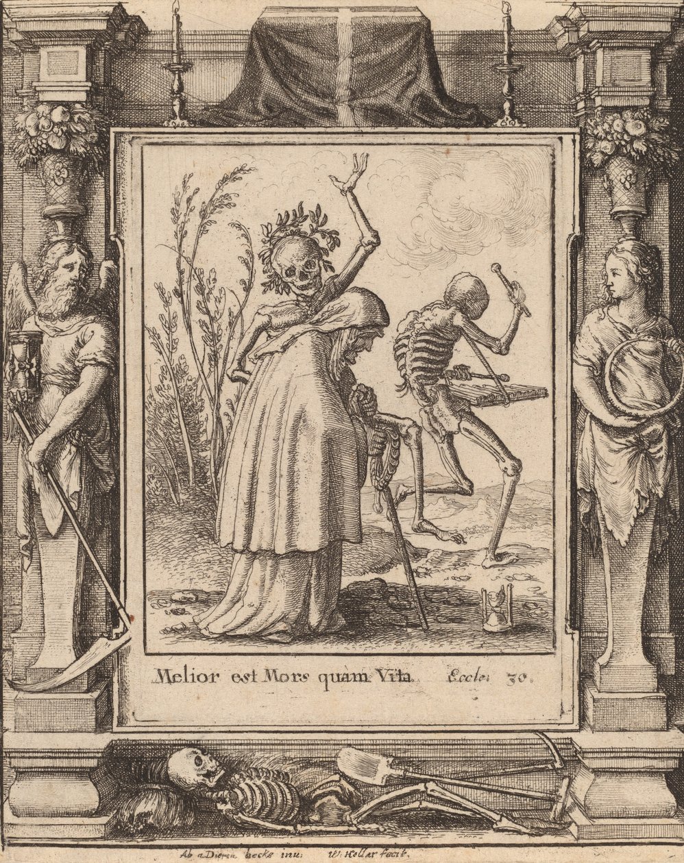 Old Woman by Wenceslaus Hollar
