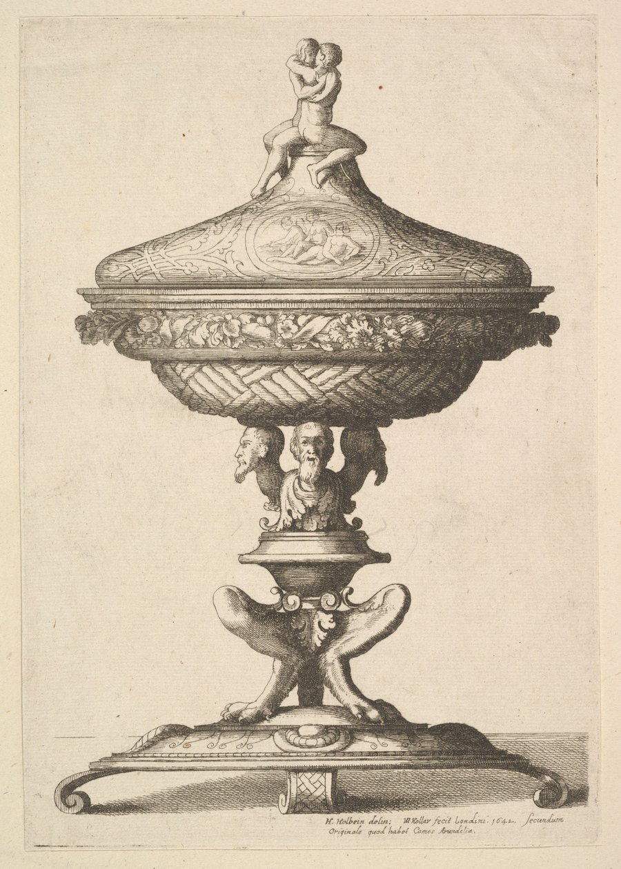 Ornate Goblet by Wenceslaus Hollar