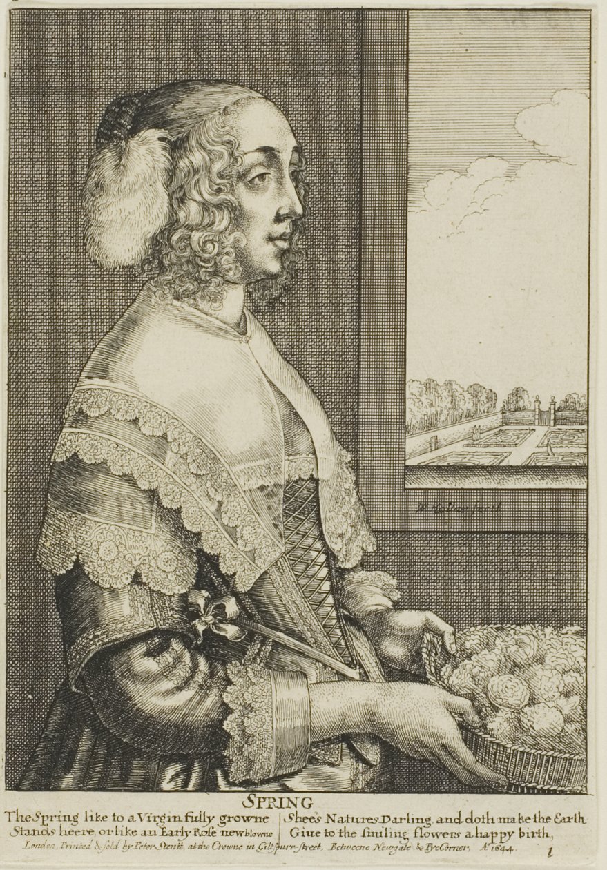 Spring by Wenceslaus Hollar