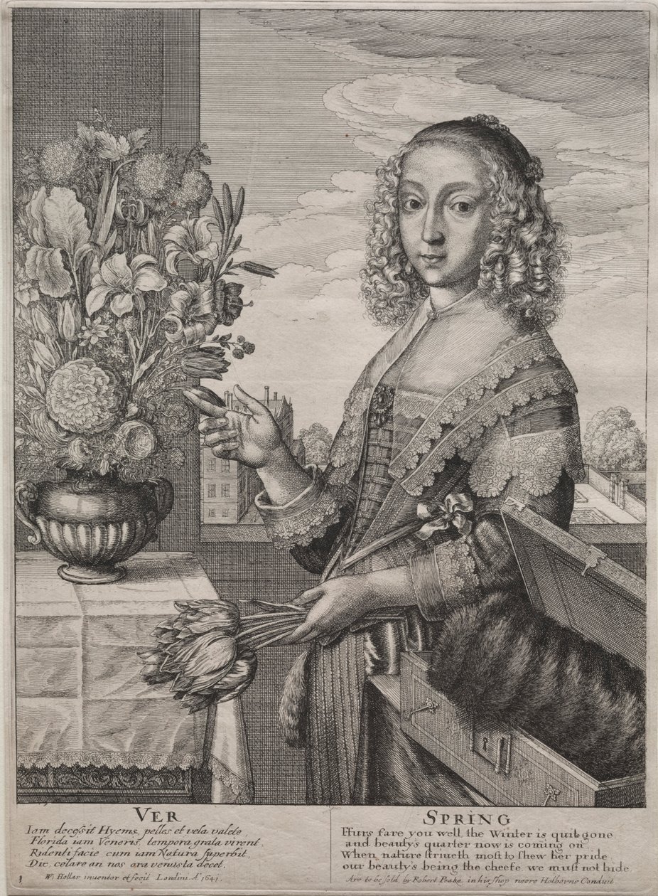 The Four Seasons: Spring by Wenceslaus Hollar