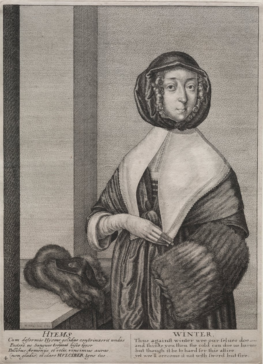 The Four Seasons: Winter by Wenceslaus Hollar