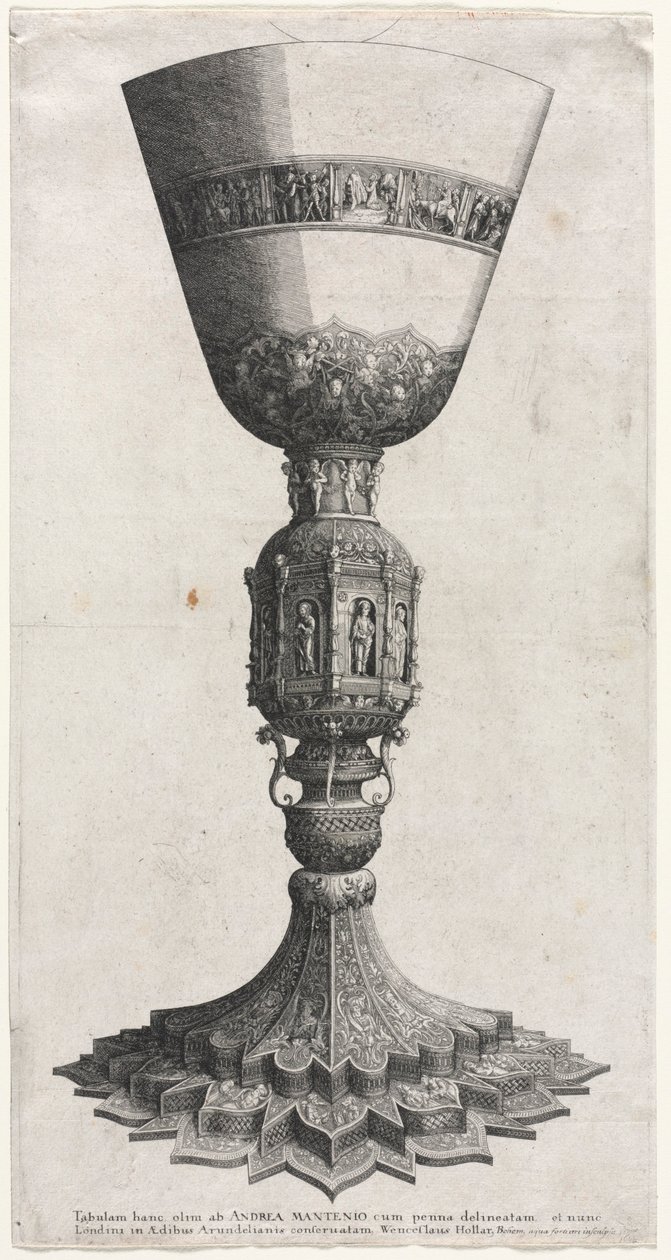 The Great Chalice Adorned with Figures by Wenceslaus Hollar