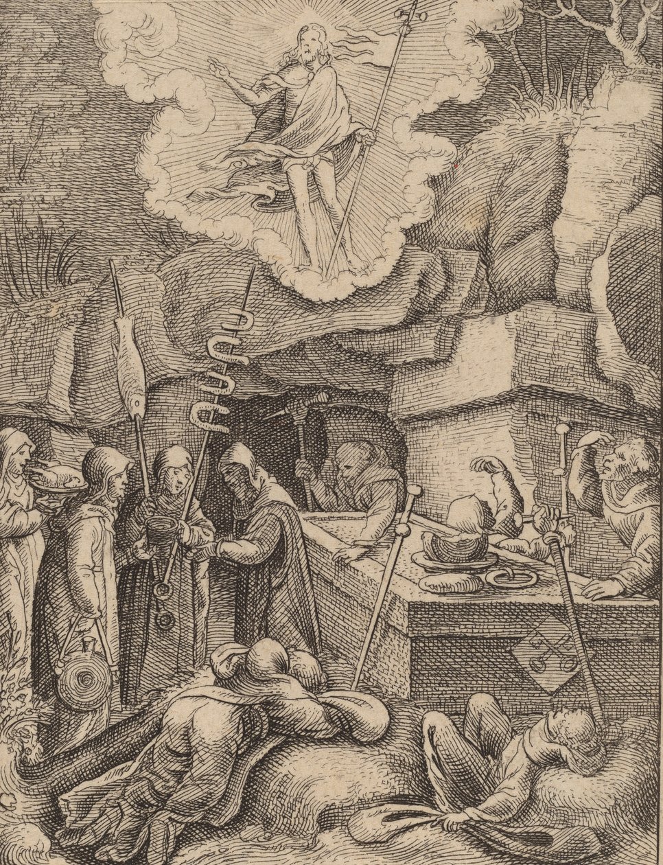 The Resurrection by Wenceslaus Hollar