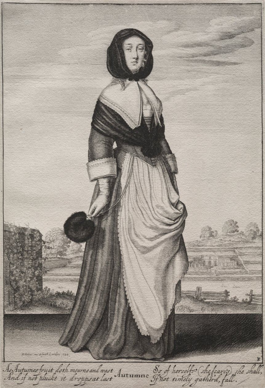 The Seasons: Autumn by Wenceslaus Hollar