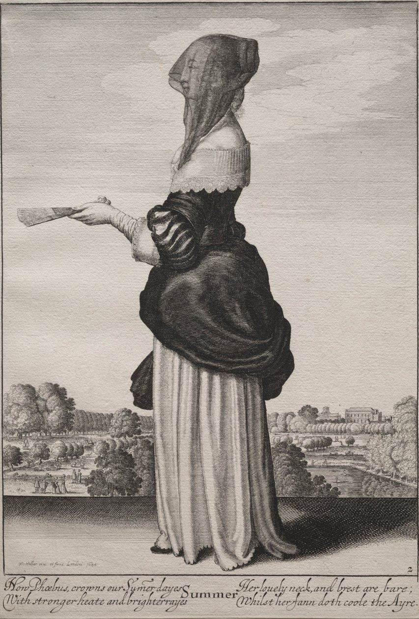 The Seasons: Summer, 1643-1644 by Wenceslaus Hollar