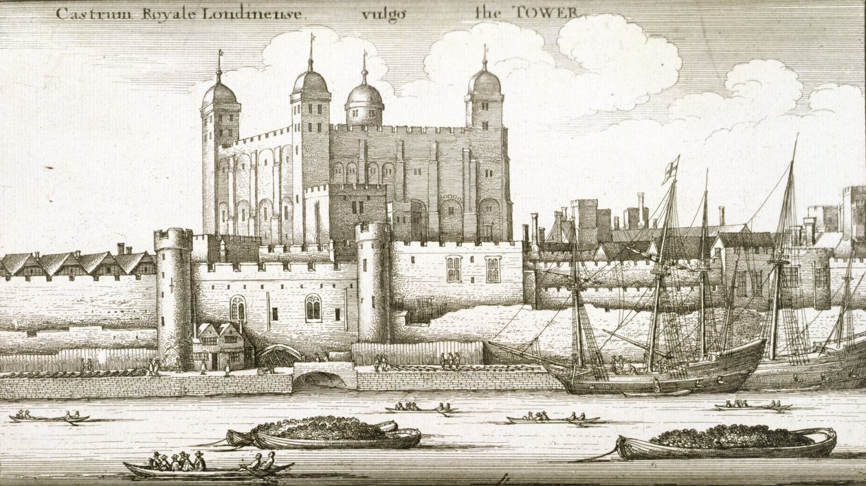 The Tower of London, 1647 by Wenceslaus Hollar