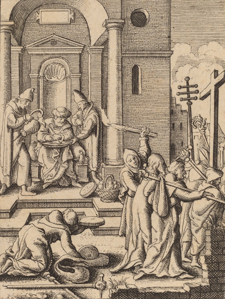 The Washing of Hands by Wenceslaus Hollar
