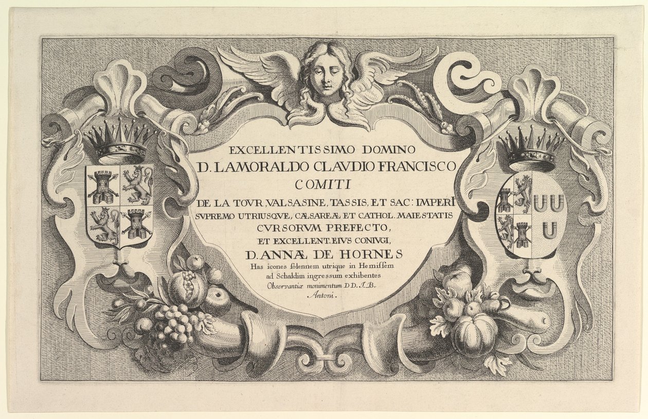 Title to the Entry into Hemissem by Wenceslaus Hollar