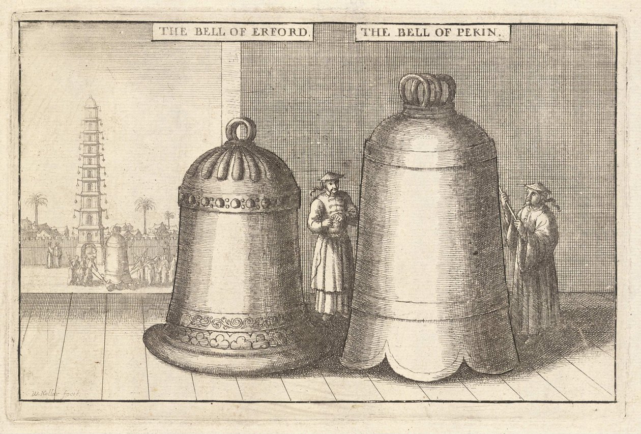 Two Bells by Wenceslaus Hollar