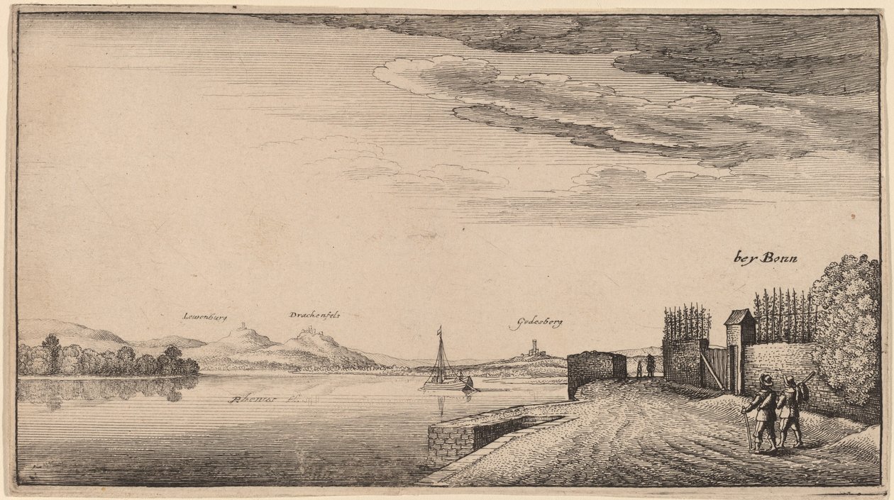 View of Lewenberg by Wenceslaus Hollar