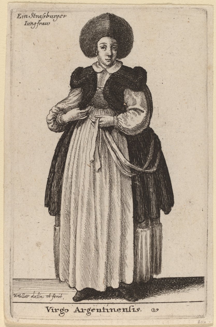 Virgo Argentinensis by Wenceslaus Hollar