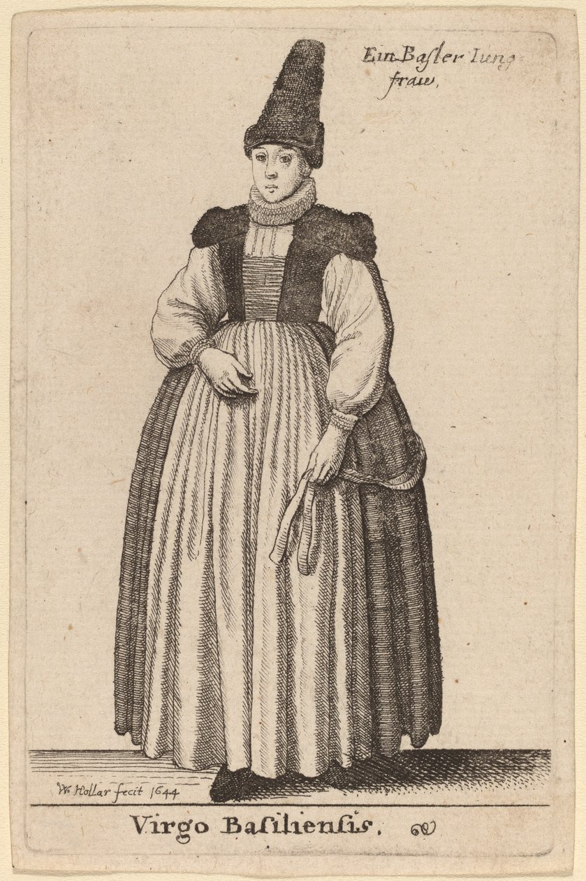 Virgin of Basel by Wenceslaus Hollar