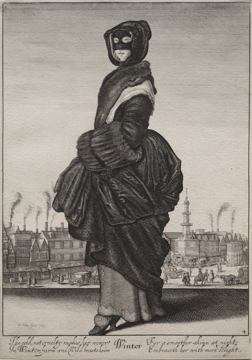 Winter by Wenceslaus Hollar