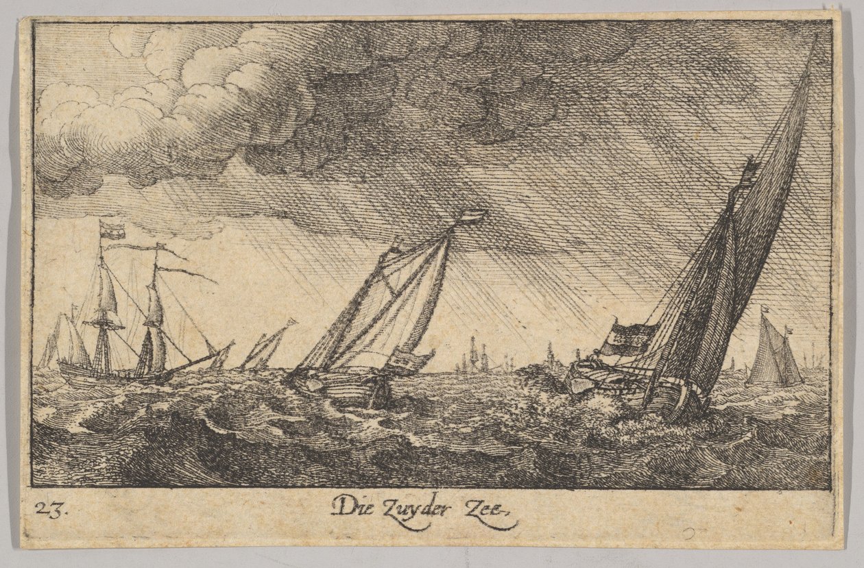 Zuiderzee by Wenceslaus Hollar