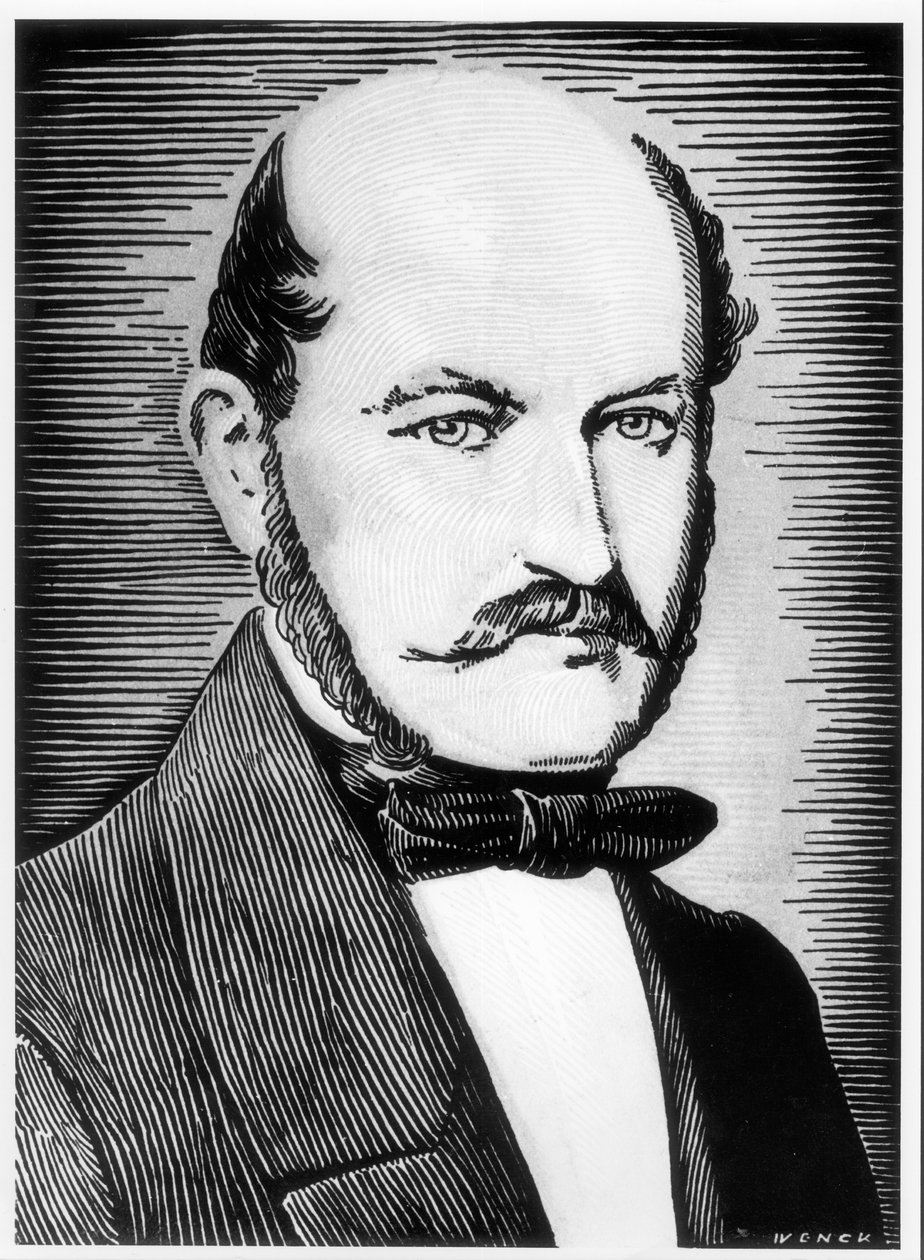 Portrait of Ignacz Semmelweiss (1818-1865) by Wenck
