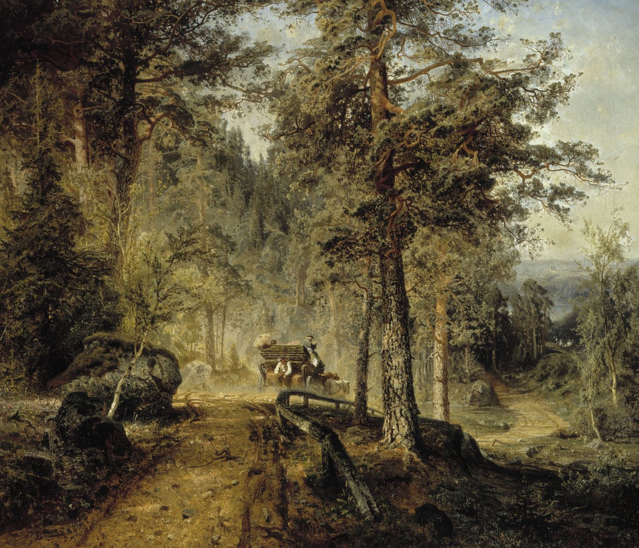 Road in Häme (A Hot Summer Day) by Werner Holmberg