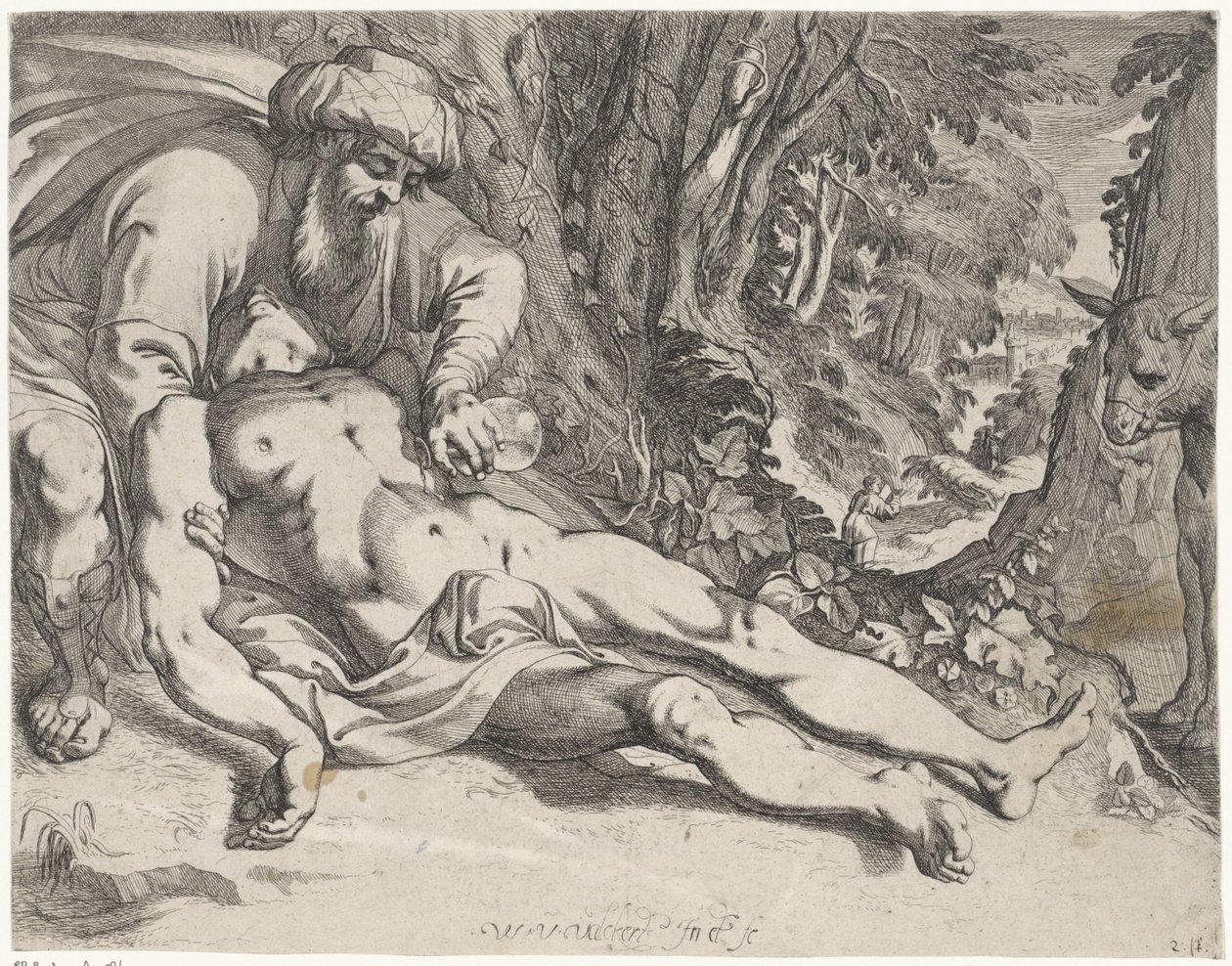 The Good Samaritan by Werner van den Valckert