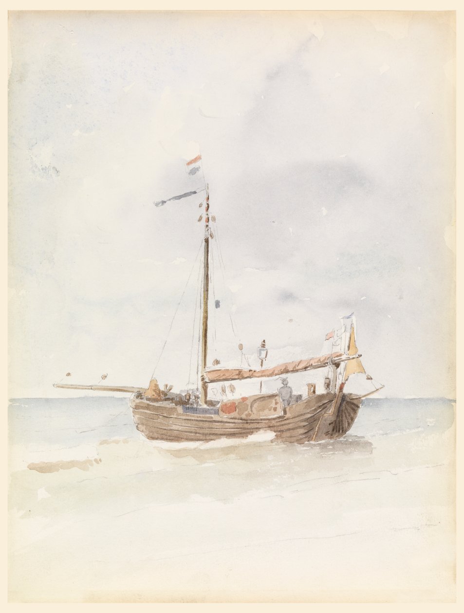 A Dutch Barge by Whitney Warren Jr.