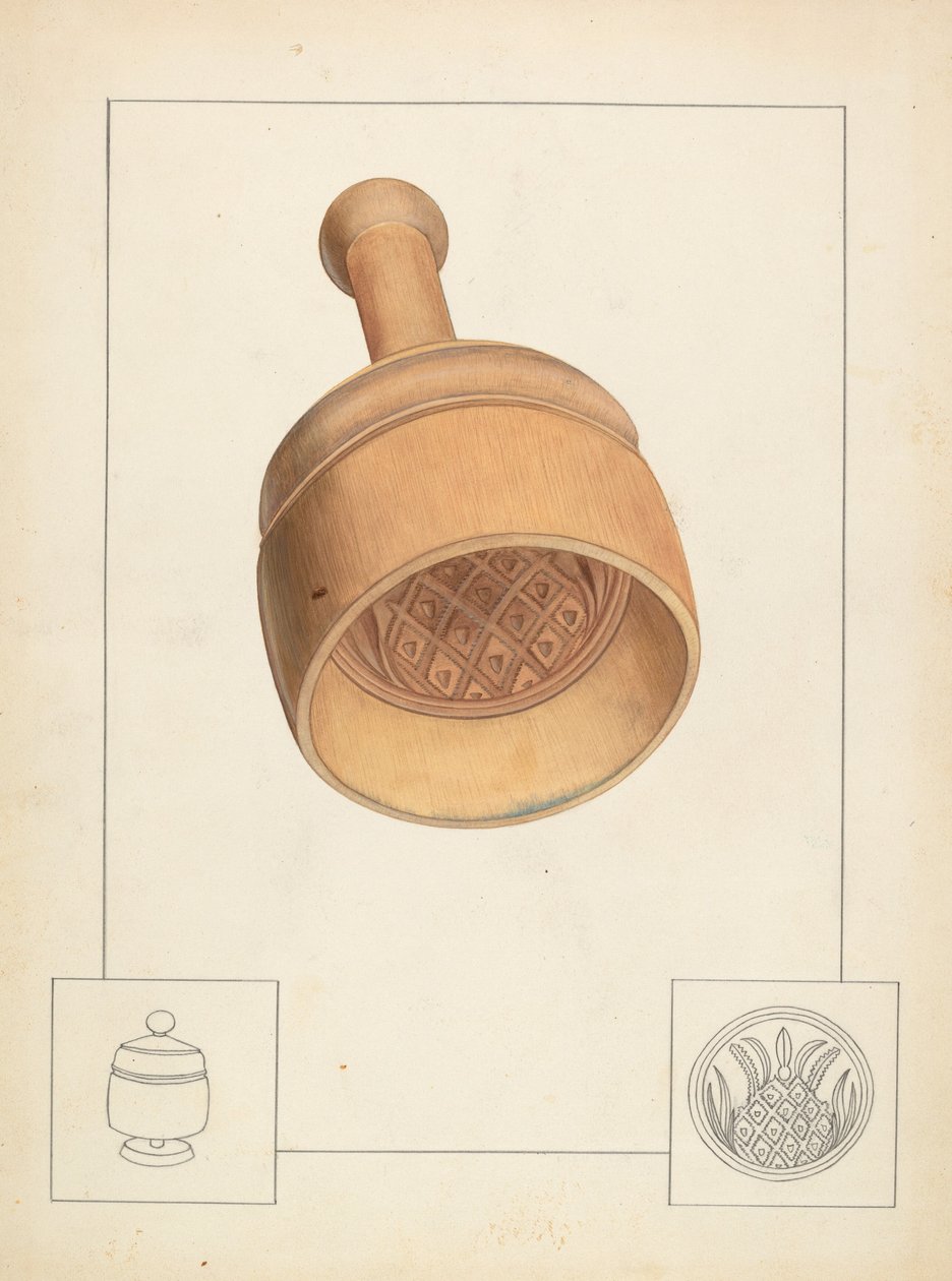 Butter Mold by Wilbur M Rice