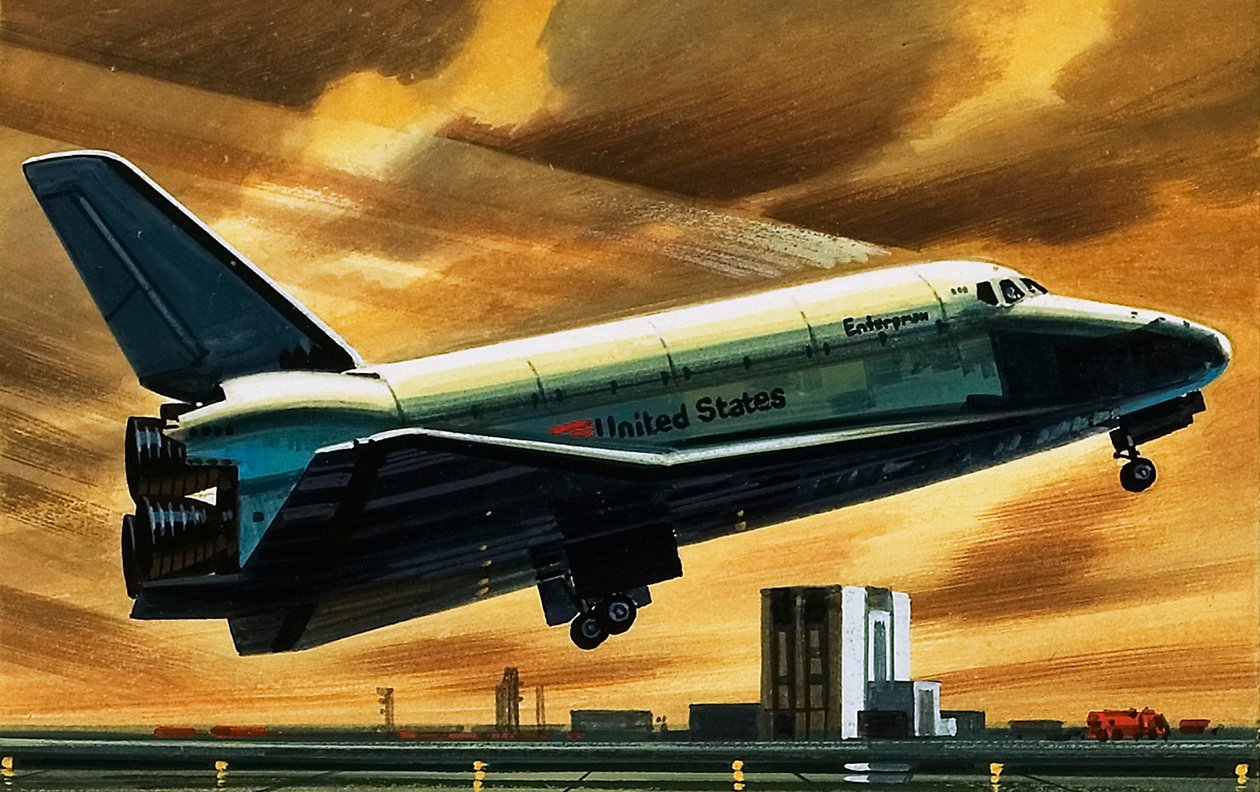 Enterprise Shuttle by Wilf (20th century) Hardy