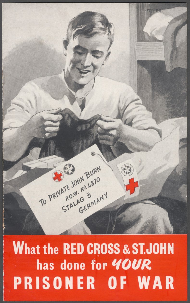 The Red Cross wartime advertisement by Wilfred Fryer