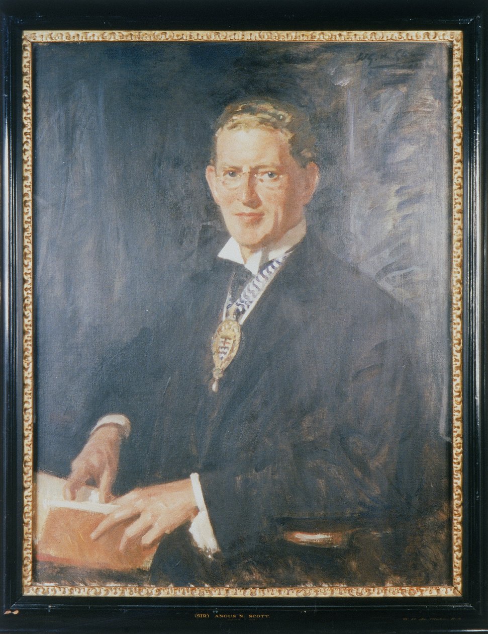Sir Angus Newton Scott by Wilfred Gabriel de Glehn