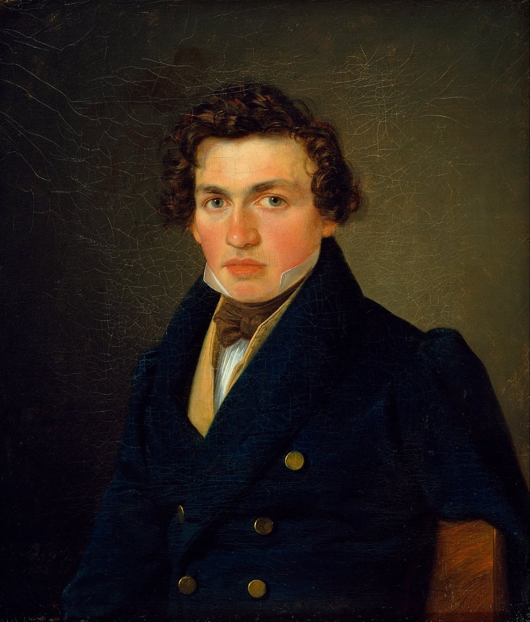 Portrait of a Young Man by Wilhelm Bendz