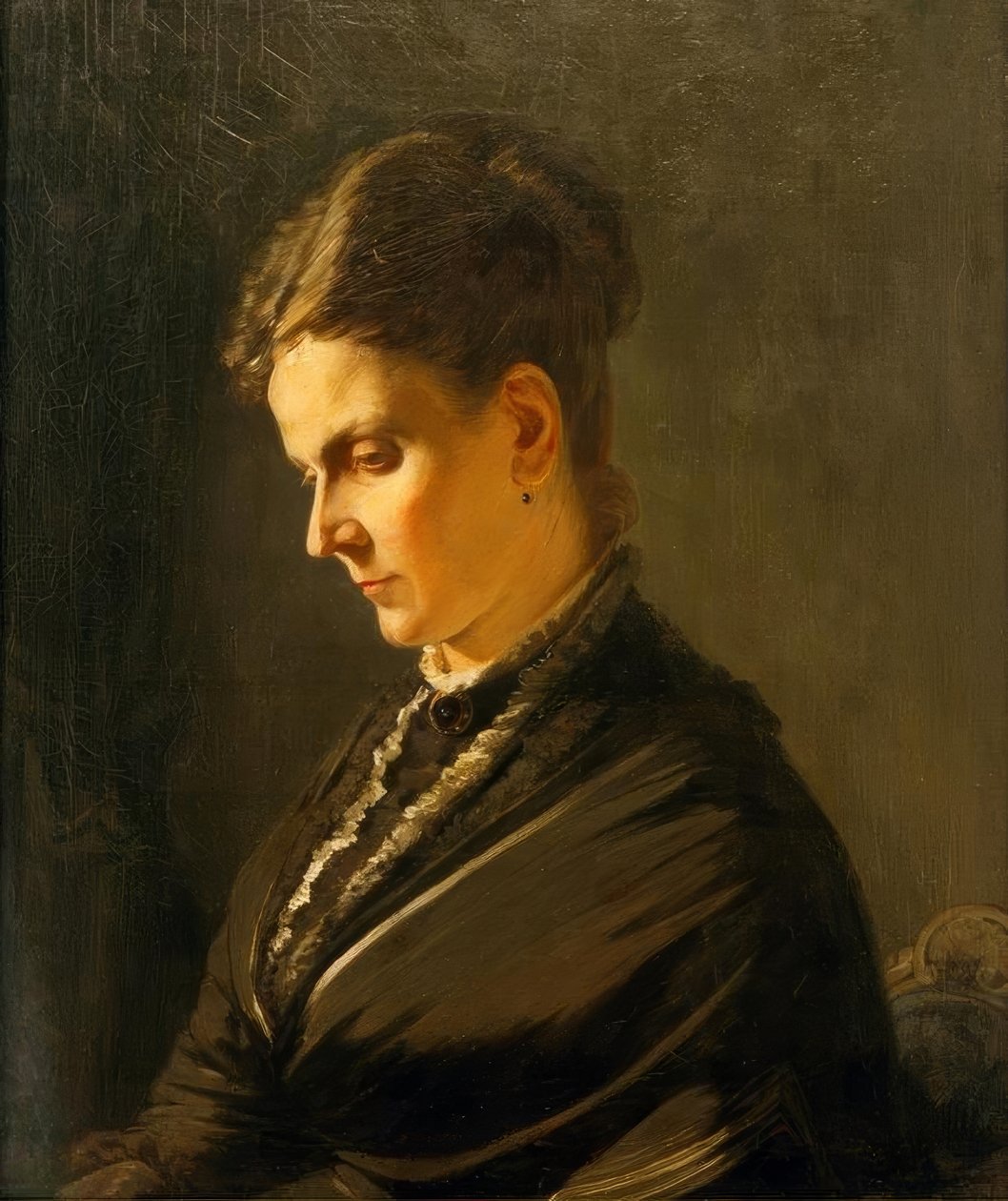Portrait of Johanna Kessler by Wilhelm Busch