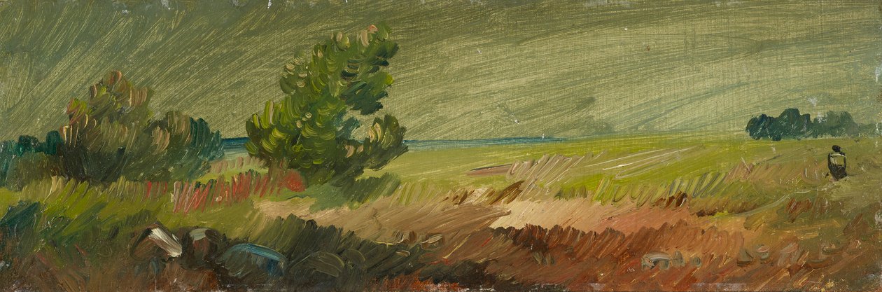 Lower Saxon Landscape by Wilhelm Busch