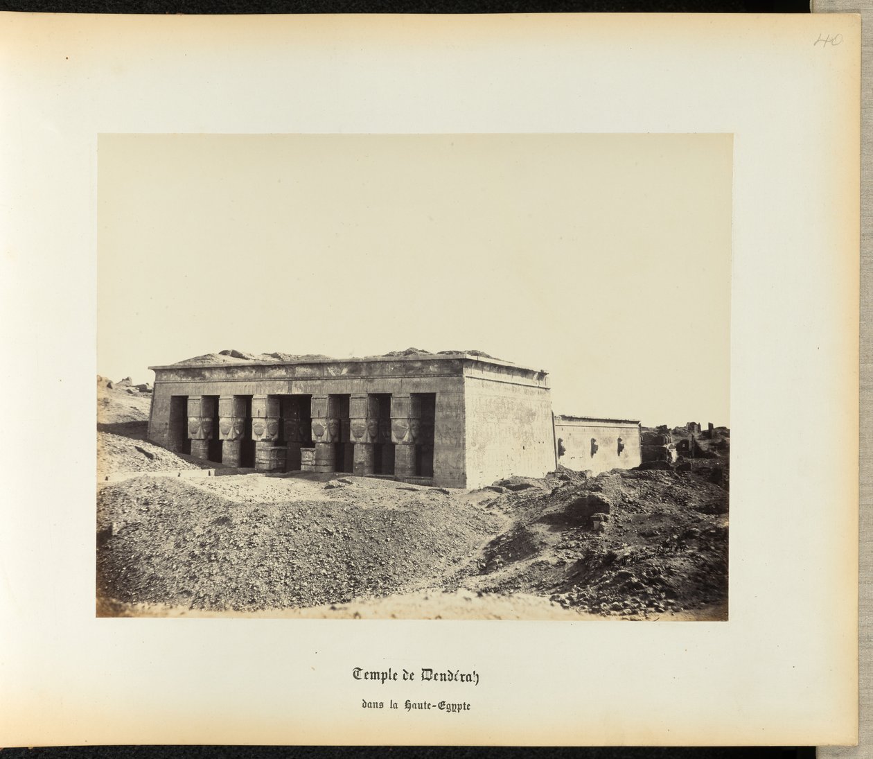 Denderah Temple by Wilhelm Hammerschmidt