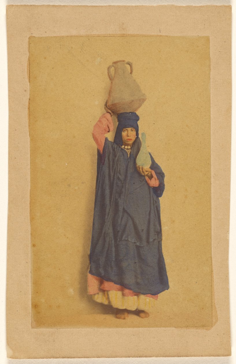 Woman Carrying Water Jugs by Wilhelm Hammerschmidt