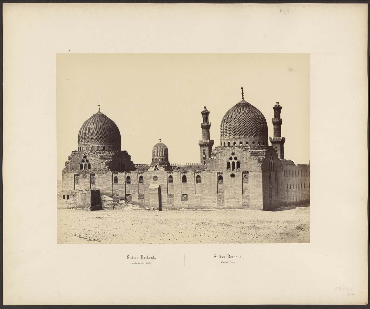 Sultan Barkouk Tomb of Caliph by Wilhelm Hammerschmidt
