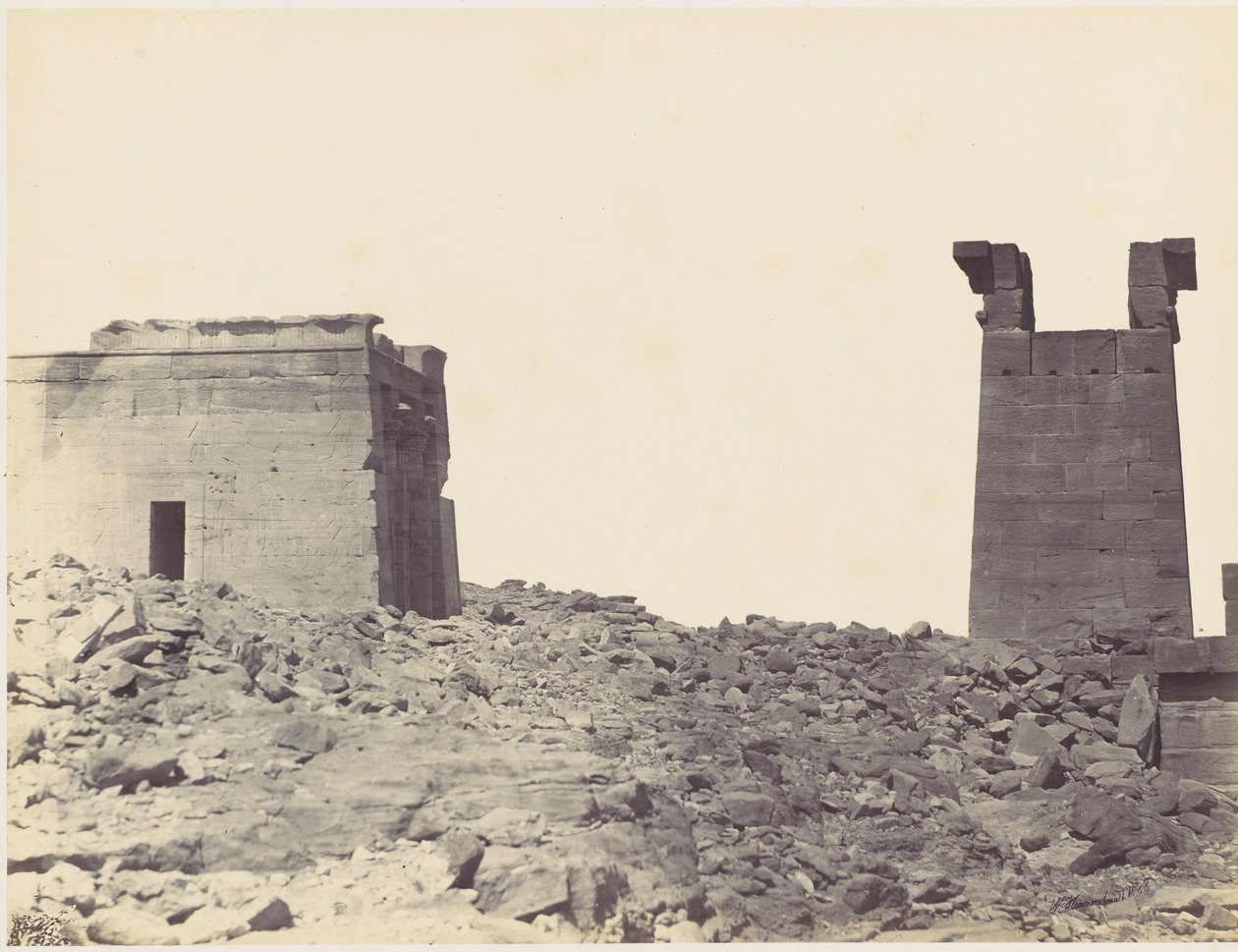 Temple of Dendur in Nubia by Wilhelm Hammerschmidt