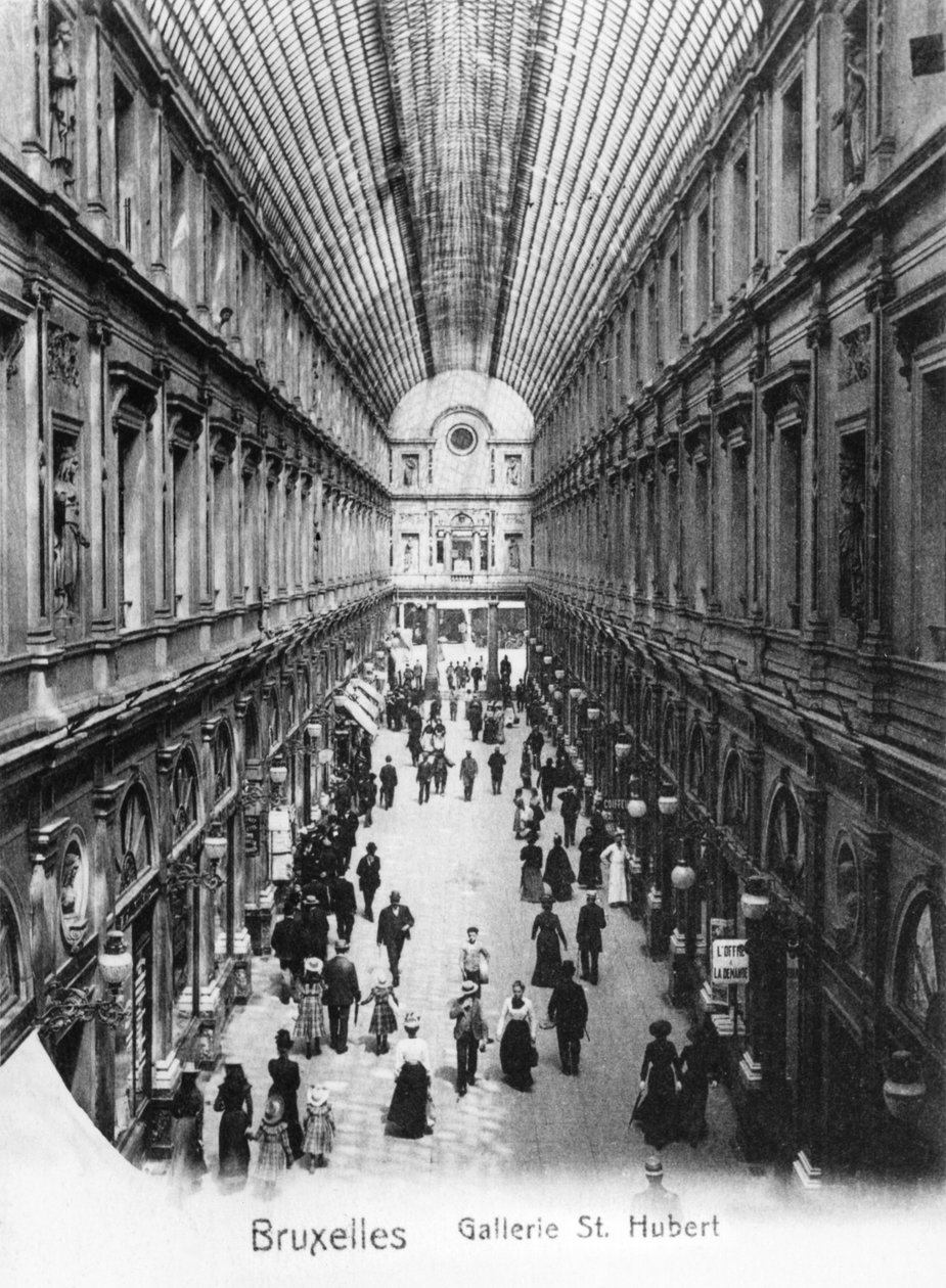 St. Hubert gallery at Brussels by Wilhelm Hoffmann