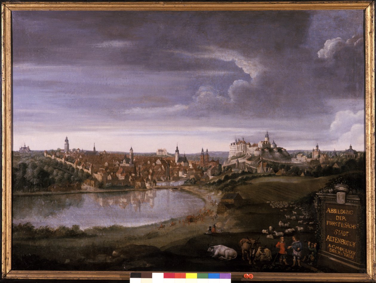 View of Altenburg by Wilhelm I Richter