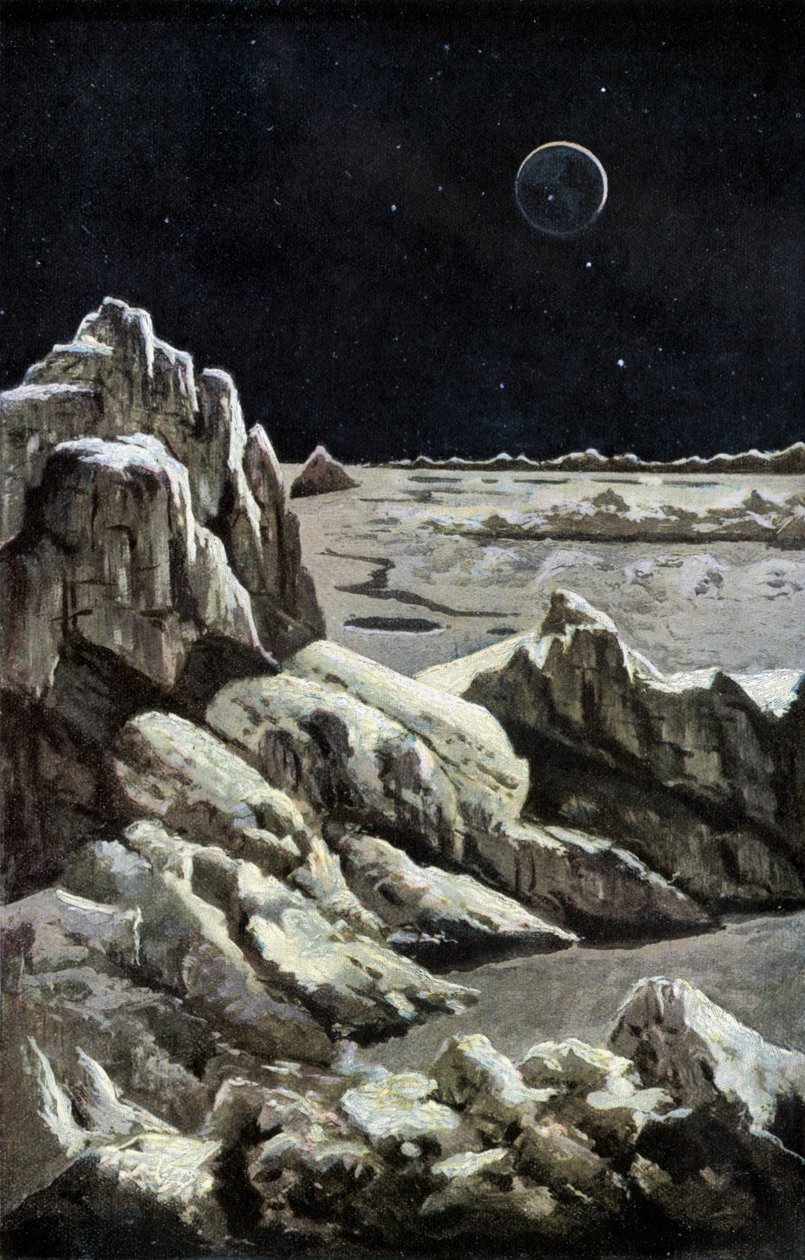 Lunar Landscape, c1880 by Wilhelm Kranz