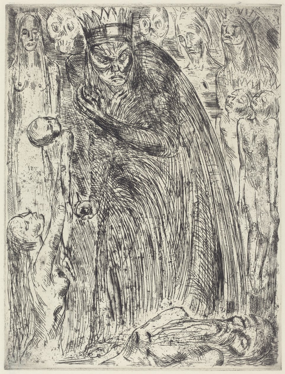Macbeth V (The Vision of Lady Macbeth) by Wilhelm Lehmbruck