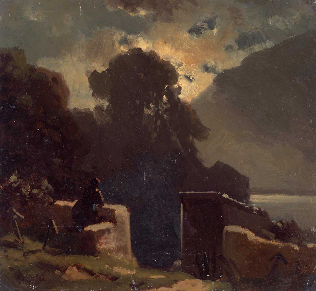 Moon Landscape by Wilhelm Lichtenheld